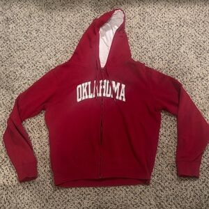 Stadium Athletics Red Oklahoma Hoodie